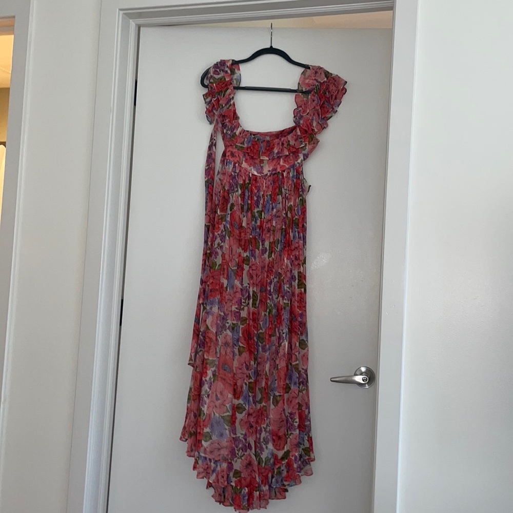 Zimmermann Poppy Frill Edge Midi Dress